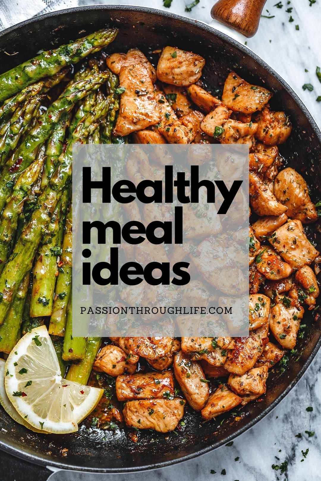 Healthy meal ideas, with vegan options